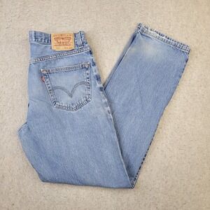Levi's 550 Jeans Mens 36x35 (Tag 36x36) Blue Denim Relaxed Straight Vintage Y2K